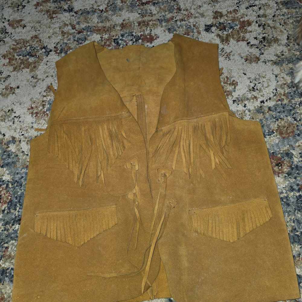 Fringed Suede Vest
